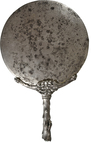 Spiegel aus Silber, 1. Jahrhundert, Pompeji. Foto: Museo Archeologico Nazionale di Napoli